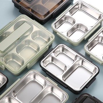 保溫飯盒便攜學生方便攜帶大容量上班族不銹鋼餐盒分隔型便當盒