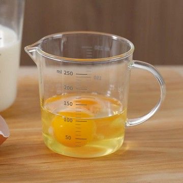 可微波耐熱玻璃量杯(附刻度)-250ml 單一規格