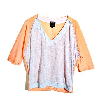 EGRET 剛剛好舒適拼接上衣