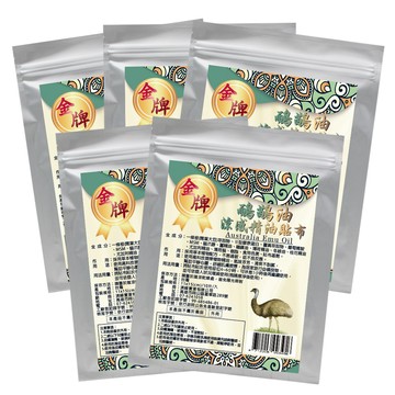 金牌 金門一條根鴯鶓油涼感精油貼布(量販包) 5入(共50片)