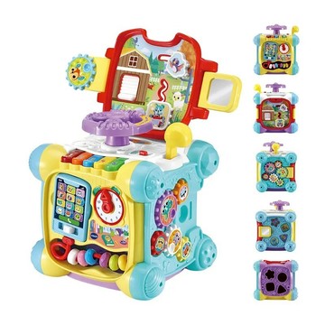 【安琪兒婦嬰百貨】英國 Vtech 6合1方向盤探索學習寶盒
