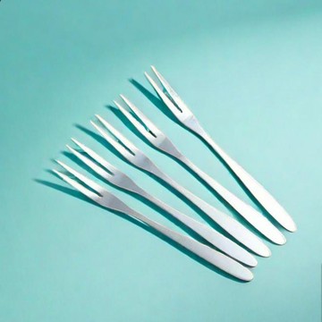 創意批發水果小叉子不鏽鋼套裝ins甜品可愛月餅西瓜蛋糕家用西餐