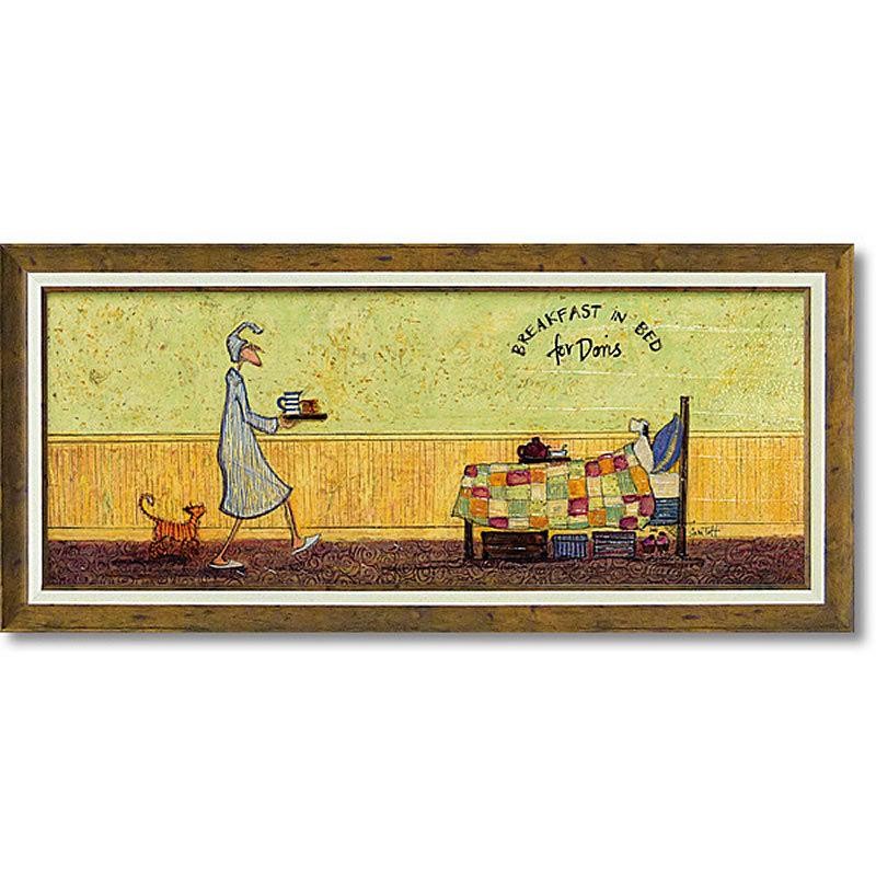 サムトフト 額絵「ドリスとベッドで朝食」ST-15009 Gel加工 Sam Toft 絵画 インテリア 壁掛け 絵画 額入り おしゃれ アート |  LINEブランドカタログ