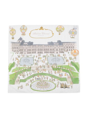 Atelier Choux - Versailles Pastel organic cotton blanket - kids - Organic Cotton - One Size - White