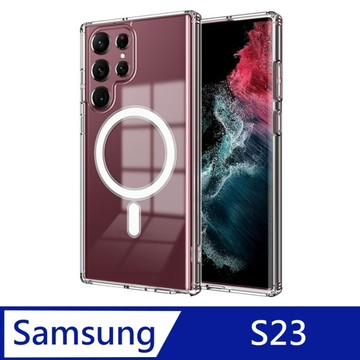 【MagSafe磁吸】Clear系列 防摔透明保護殼 加厚防撞 壓克力空壓殼 硬殼 適用 Samsu
