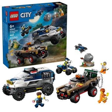 【必買站】樂高 LEGO 60449 越野警車追逐戰 Off-Road Police Car Chase  LEGO® City系列