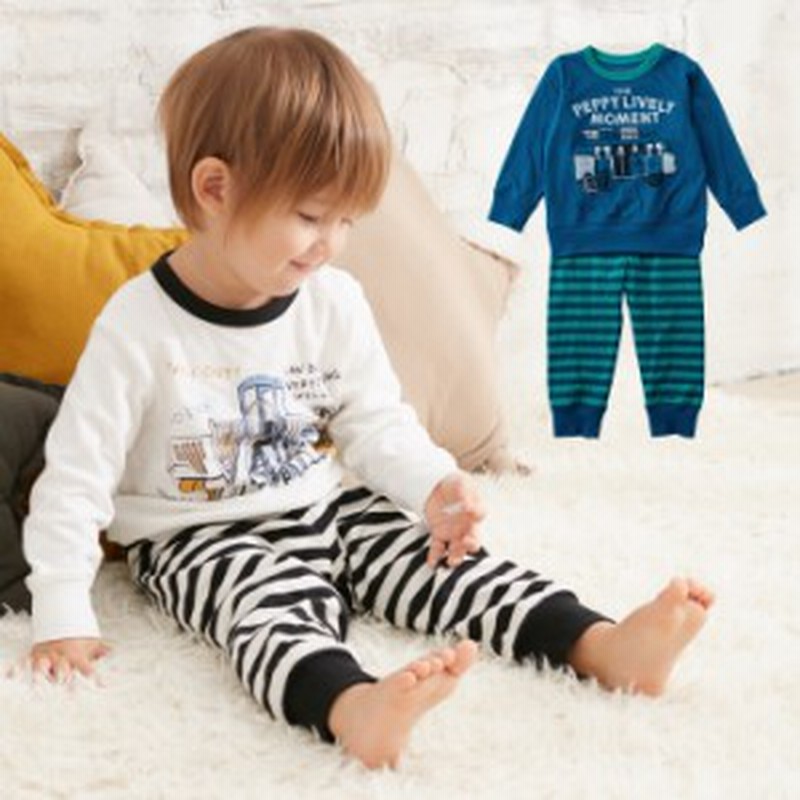 ベビー 服 Ampersand モチーフパジャマ キッズ 子供用 長袖 おしゃれ 男の子 女の子 秋 冬 春 上下セット ルームウェア ぱじゃま 長袖 通販 Lineポイント最大4 0 Get Lineショッピング