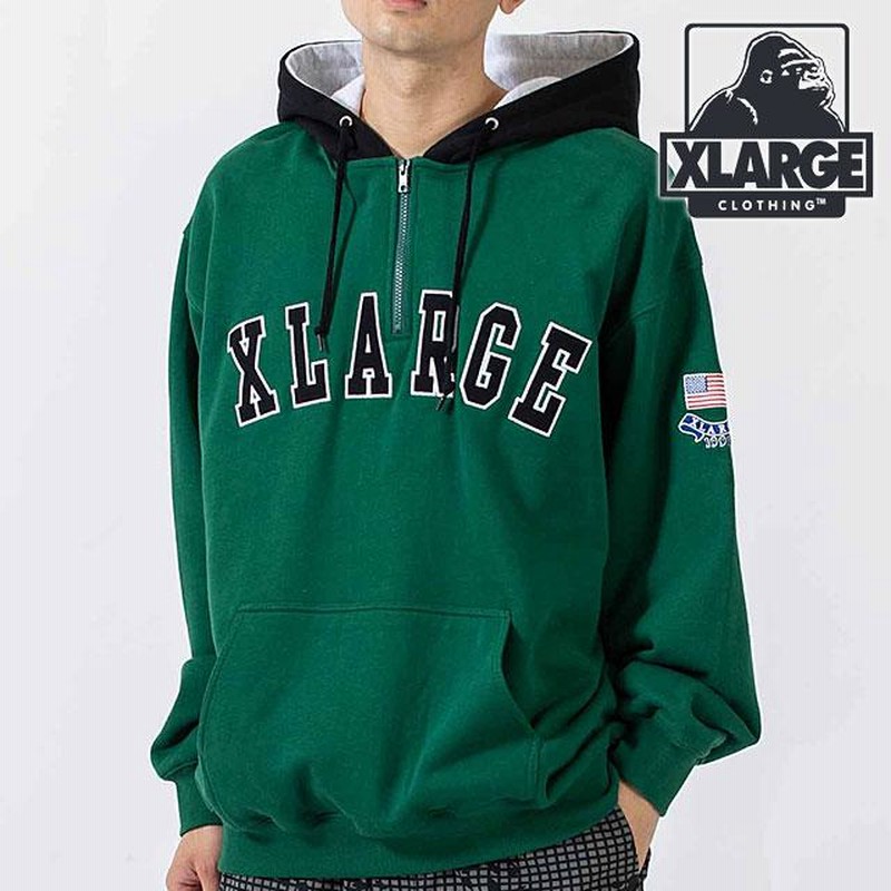 エクストララージ XLARGE メンズ コントラストカラーハーフ