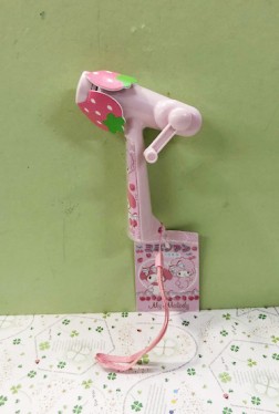 【震撼精品百貨】My Melody_美樂蒂~Sanrio 美樂蒂手動式迷你電風扇-草莓#29621