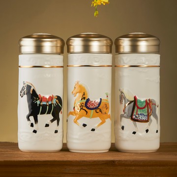 新品預購 |盛世寶馬隨身杯 / 大 / 雙層 / 彩金 / 6款 330ml※ 此商品到貨後，依成立訂單順序出貨