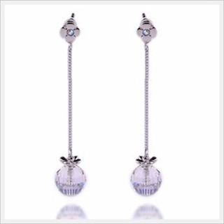 新光飾品-施華洛水晶耳環