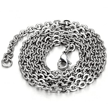 《316小舖》今天特價【AC77-2】(優質鈦鋼鍊條-不生銹拋光O型鋼鍊條鈦鋼項鍊銀鍊女鍊男鍊子鏈子項鏈長項鍊防水鍊條)