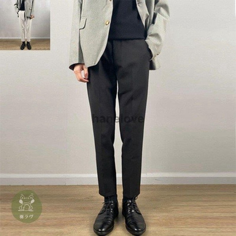 スラックス メンズ 九分丈 スリム ビジネススラックス スリム メンズ ズボン スーツパンツ 細身 春秋 通勤紳士 大きい サイズ おしゃれ 通販 Lineポイント最大0 5 Get Lineショッピング