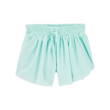 【Carter s 官方授權】寶貝藍荷葉花邊短褲(6-8,114cm~136cm)