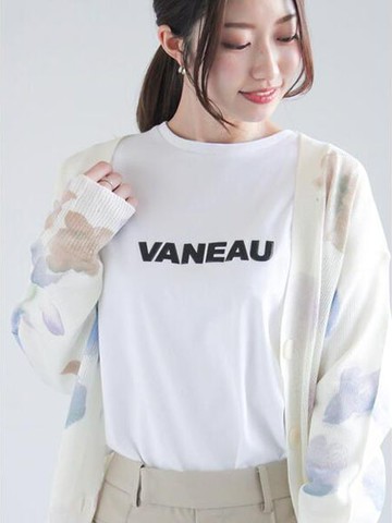 簡約英文印花長袖休閒T恤(0F000478410) - Te chichi