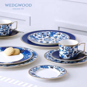 Wedgwood Hibiscus芙蓉15/23/27cm骨瓷餐盤 點心盤菜盤分餐盤骨碟