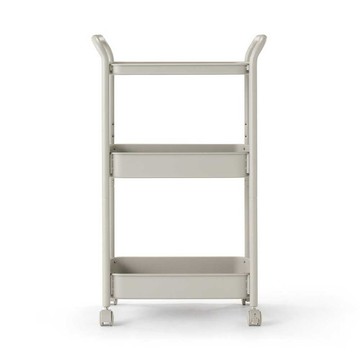 MUJI 鋼製推車/暖灰