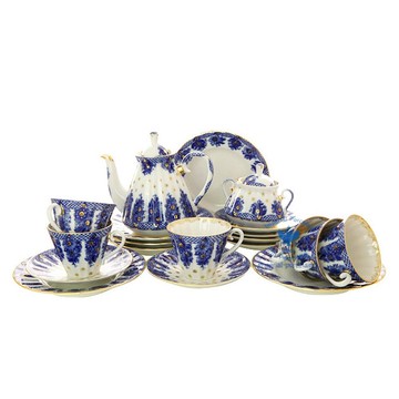 花籃盛景-22K金手工20件午茶禮組