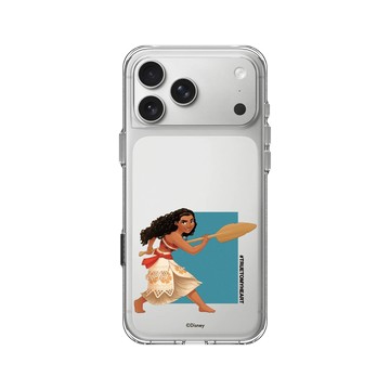 iPhone 17 Pro Max Clear Case（相機按鈕） 透明 - 迪士尼-公主系列 Disney Princess - 公主專屬系列-海洋奇緣 莫娜