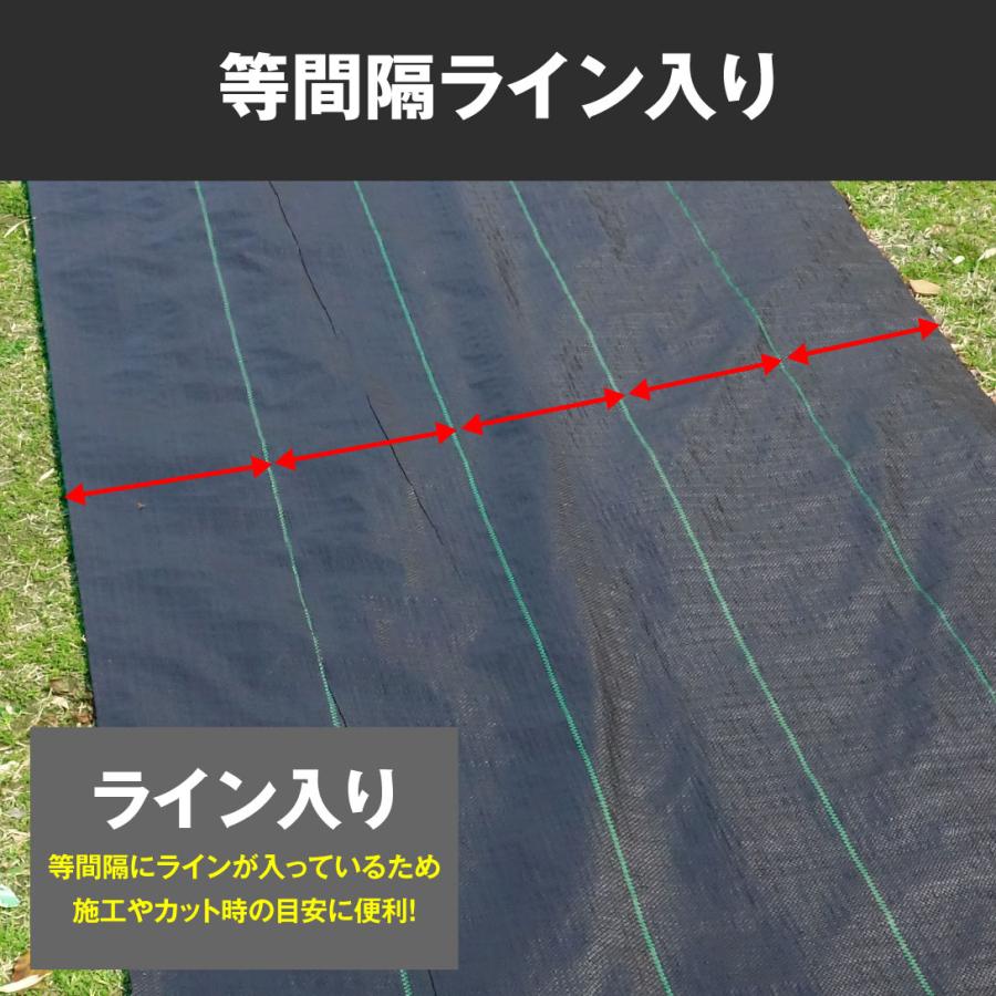 防草シート 0.7m×50m 農用シート UV剤入り 草よけ 除草 雑草 耐用年数 2-3年 厚さ0.3mm 防草シート・黒 砂利下 人工芝下 国華園