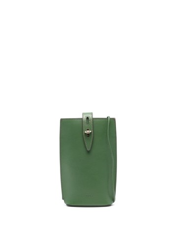 Furla - Unica leather cross body bag - women - Calf Leather/Polyester - One Size - Green