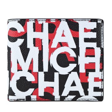 MICHAEL KORS COOPER MK塗層對開短夾-紅 _廠商直送