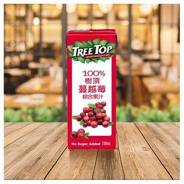 Tree Top 樹頂~100%蔓越莓綜合果汁(利樂包)200ml