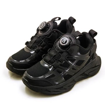 【DIADORA】中大童 迪亞多那 19cm-24.5cm 輕量寬楦避震慢跑鞋 超音速系列 黑 13517