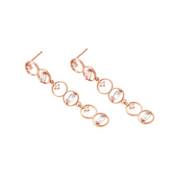 [韓國] [銀針] 幾何聚光耳環 / 2色 / Geometric Spotlight Earring