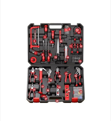 多件式工具組 FANGGE 方格 工具套裝 65件套工具組 家用工具箱套裝 五金車載工具 電工木工維修工具 專業維修工具套裝