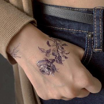 英國PAPERSELF 花圈手環-金 紋身貼紙