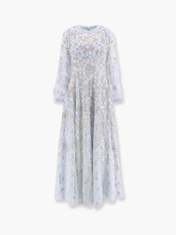 Embroidered tulle long dress - NEEDLE & THREAD - gender_Woman