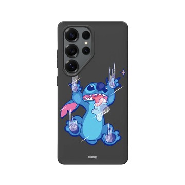 Galaxy S25 Ultra SolidSuit 黑 - 迪士尼-史迪奇 Disney Stitch - 搞怪系列-怪可愛