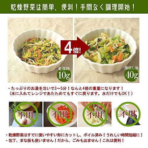 国産 乾燥キャベツ (100g×2) 乾燥野菜 長期保存 非常食 みそ汁の具