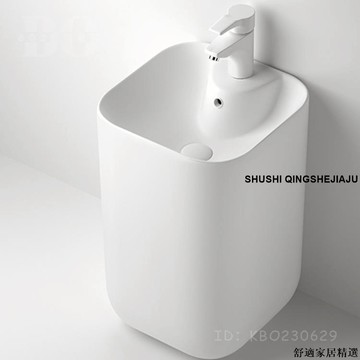 免運 可開發票 【破損包賠】幼兒園一體立柱盆戶外兒童陶瓷洗手池落地式洗手池小孩家用洗手臺洗手槽水槽洗手臺洗臉盆面盆洗手盆BO39