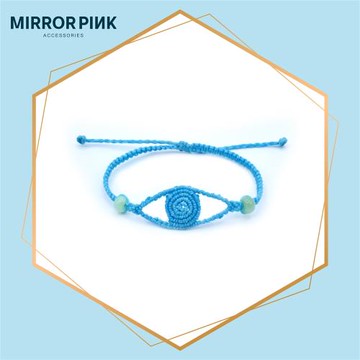 【MIRROR 皇宣緣】真知之眼翡翠蠟線手鍊