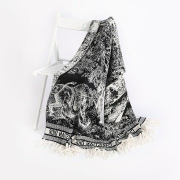 現貨+預購 圍巾羊毛披肩-時尚復古水墨圍巾男女配件74jr75【獨家進口】【米蘭精品】