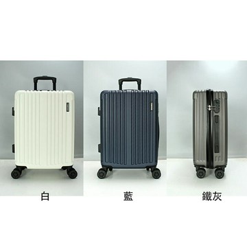 ~雪黛屋~Eason 20吋行李箱ABS防刮材質未加大360度飛機輪密碼鎖外掛勾U041