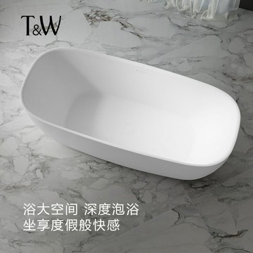 【亞克力浴缸】浴缸家用亞克力小戶型獨立式橢圓形泡澡網紅酒店民宿浴盆批發工廠 可開發票 全館五折 工廠現貨直銷 新品特價 z2118