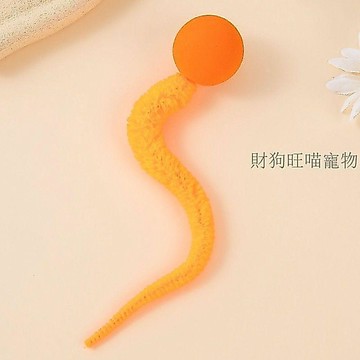 💕在臺出貨🔥貓玩具毛毛蟲彈力球小貓貓自嗨解悶彈球逗貓棒幼貓寵物貓咪玩具球 貓咪玩具 逗貓 貓玩具 逗貓神器 小貓玩具