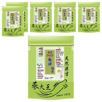 蔘大王 甘香粉光蔘輕補燉包/養生湯底鍋底/電鍋燉包 全素可食  130g  6個