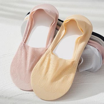 船襪女夏季薄款防滑不掉跟純棉底淺口蕾絲單鞋襪子女士短襪隱形襪