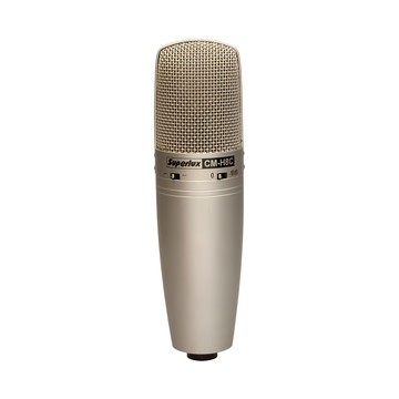 舒伯樂 Superlux CMH8C 電容式麥克風 專業錄音設備 高靈敏度 多指向性 附彩盒  香檳銀