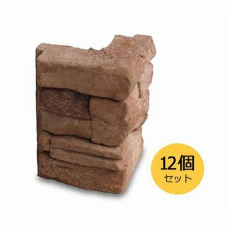 コンクリートブロック コーナーブロック レンガ調 花壇ブロック 12個 通販 Lineポイント最大1 0 Get Lineショッピング