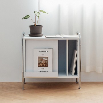 韓系滑門雜誌收納置物櫃