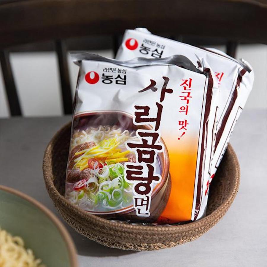 [農心] 米サリコムタン麺 コムタンラーメン   110g×5個入りパック 韓国ラーメン