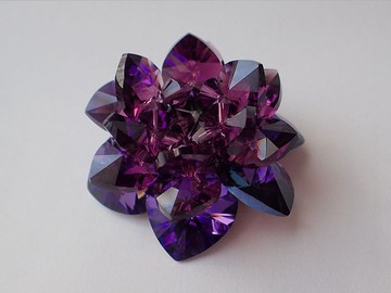 蓮花 擺件 SWAROVSKI ELEMENTS(施華洛世奇元素)