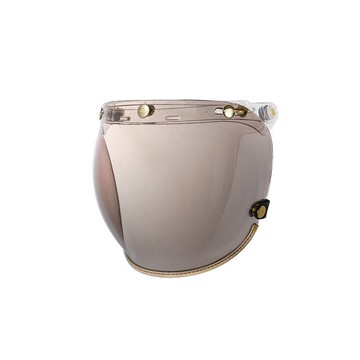 乳白皮革TOP PP風鏡-淺茶輕電鍍