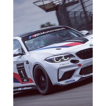 車永佳 適用于寶馬3 4 5系M2前檔風玻璃遮陽貼紙車門貼M4賽車拉花