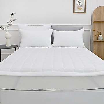 【出清品】37_beau-monde-柔軟洗滌法蘭絨床墊-q-150-x-200cm-白色-1個